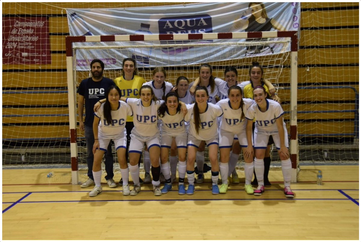 infozonafutsal's tweet photo. 🟠Resultados de la Cuartos de Final del Campeonato de España Universitario de Fútbol Sala Femenino que se está celebrando en Albacete.

🟠Semifinales: Hoy en horario de tarde con estos enfrenatmientos:

17/04 - 17:00h: @UCAM - @UniBarcelona 
17/04 - 18:15h: @la_UPC - @urjc 

👇 https://t.co/WnTX6q1cse