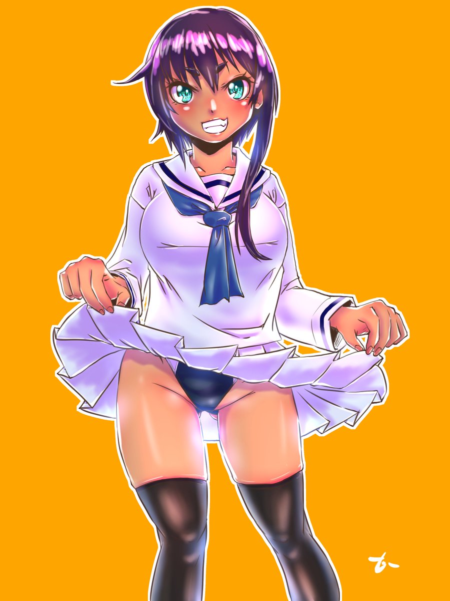 #これを見た人はセーラー服をTLに放流しよう 
セーラフクチョトダケアルヨー 