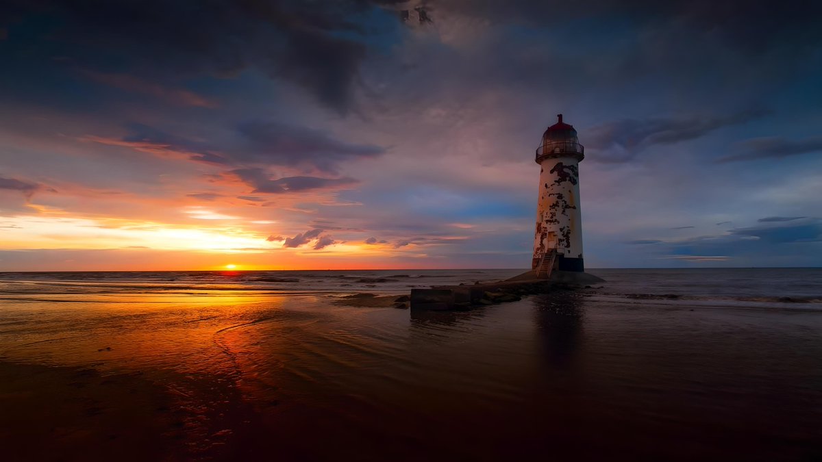 Point of Ayr Lighthouse, Holywell, Wales U.K.