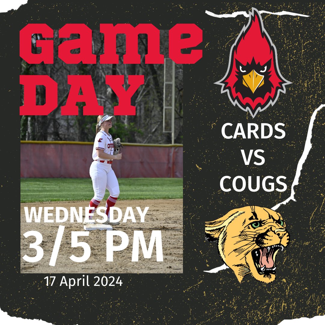 GAMEDAY: Softball takes on Frederick in a major Region 20 clash! #GoCardinals #ProtectTheNest