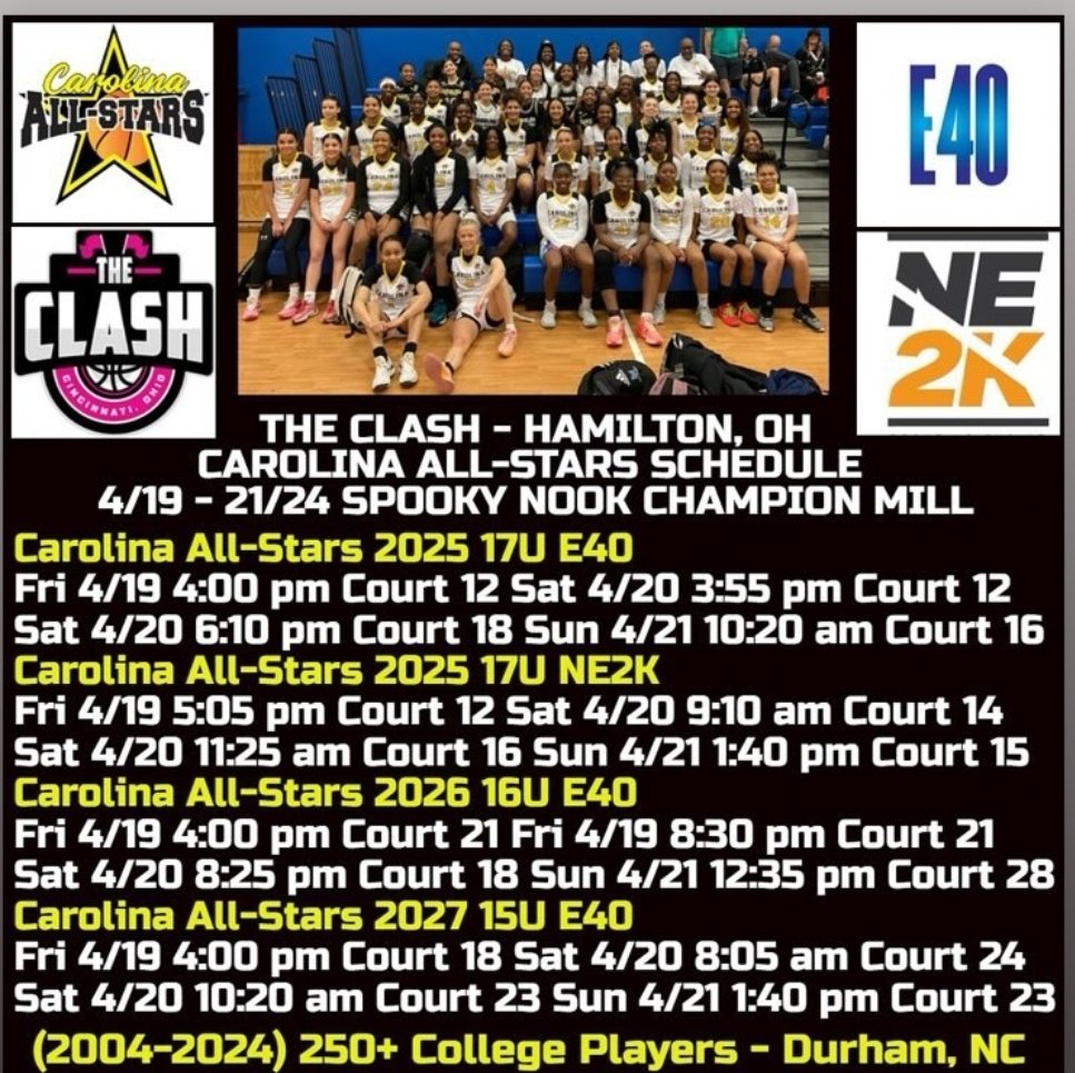 I was at Spooky Nook in PA last spring, and now it's a vibe in Ohio. See you there! 
#travelball #wbb