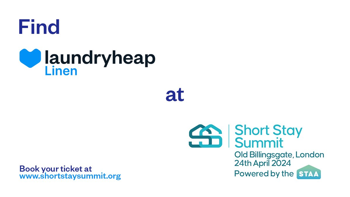 Just one week left until the Short Stay Summit Europe ⏳

Join us at Old Billingsgate, London, on April 24th, 2024, for insights on getting premium hotel-grade linen and towels for your business. 🛏️

See you there! 👋

#UKSTAA #EHHA