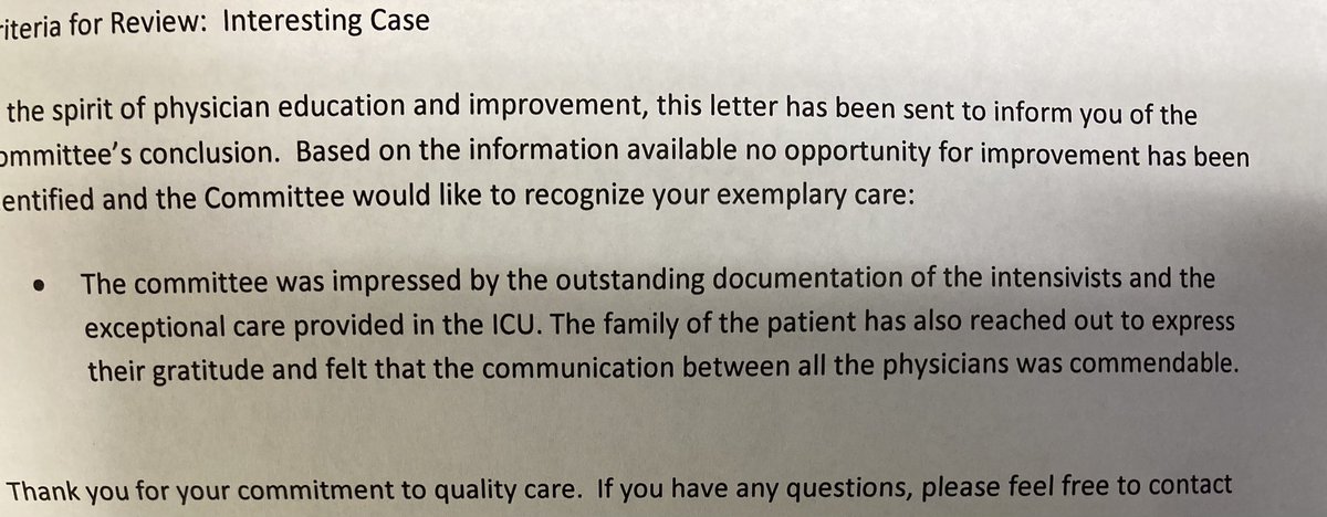 Sometimes, this is all one needs for what we do. Actual appreciation. Not just pizza on a Tuesday.  #burnout #burnoutprevention #physician #physicianled