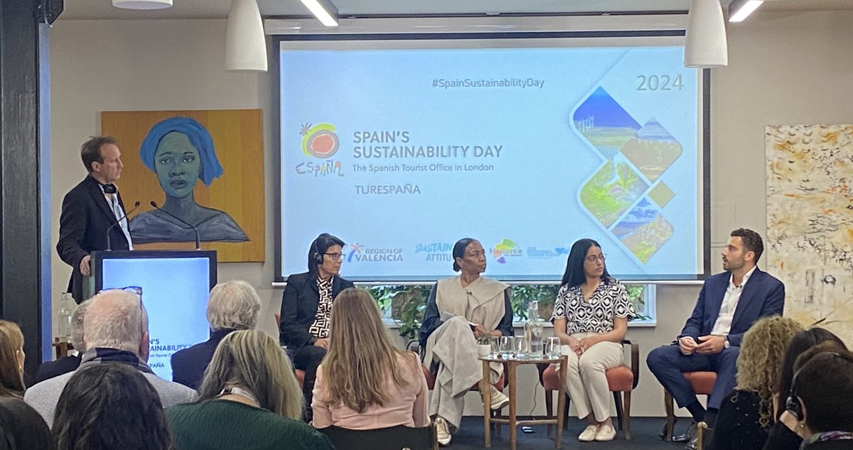 “Food and energy are the 2nd and 3rd largest areas of expenditure for the hotel industry so #circulareconomy is key for both business and the environment. Hotels need to act now and think about their product longevity #SpainSustainabilityDay @Spain_inUK