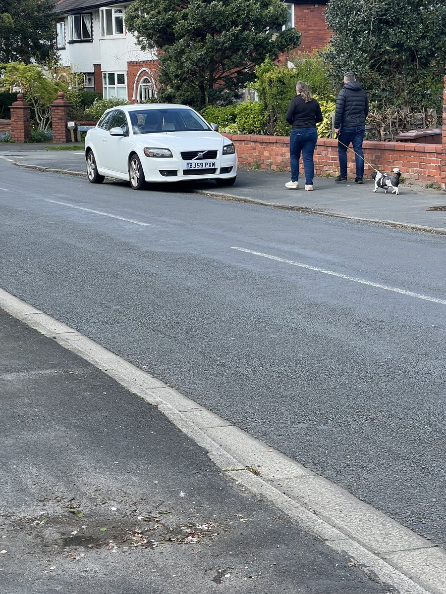 Had to double take but Just casually walked by @BBCLancashire @GrahamLiver walking his dog! #radio