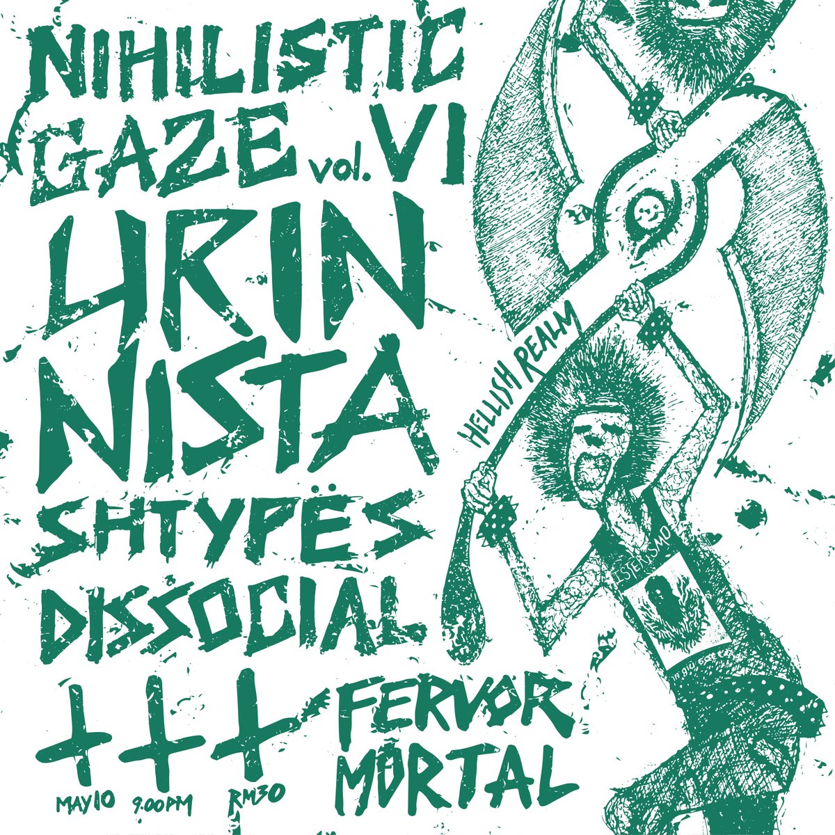 Urin, a K-Town Hardcore Fest alumni on SEA tour. 
KL leg will be on 10th May, Friday. 
DM me or Pidoih for tickets or Gorgeous Eye in Instagram.
See you!
