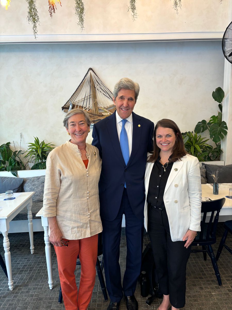 “There is no time to rest when scientists tell us that our actions in the next decade will shape the world we live in.' Thank you @JohnKerry for sitting down with us to discuss how responsible offshore wind & other marine renewable energy can help avoid a climate catastrophe.