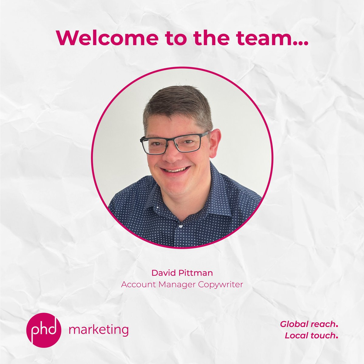 We're excited to welcome David Pittman to our team! With 17 years as a B2B journalist, he brings expertise in the print &amp; packaging, construction, telecoms, and sports industries.🌟

#WelcomeDavid #Teamwork