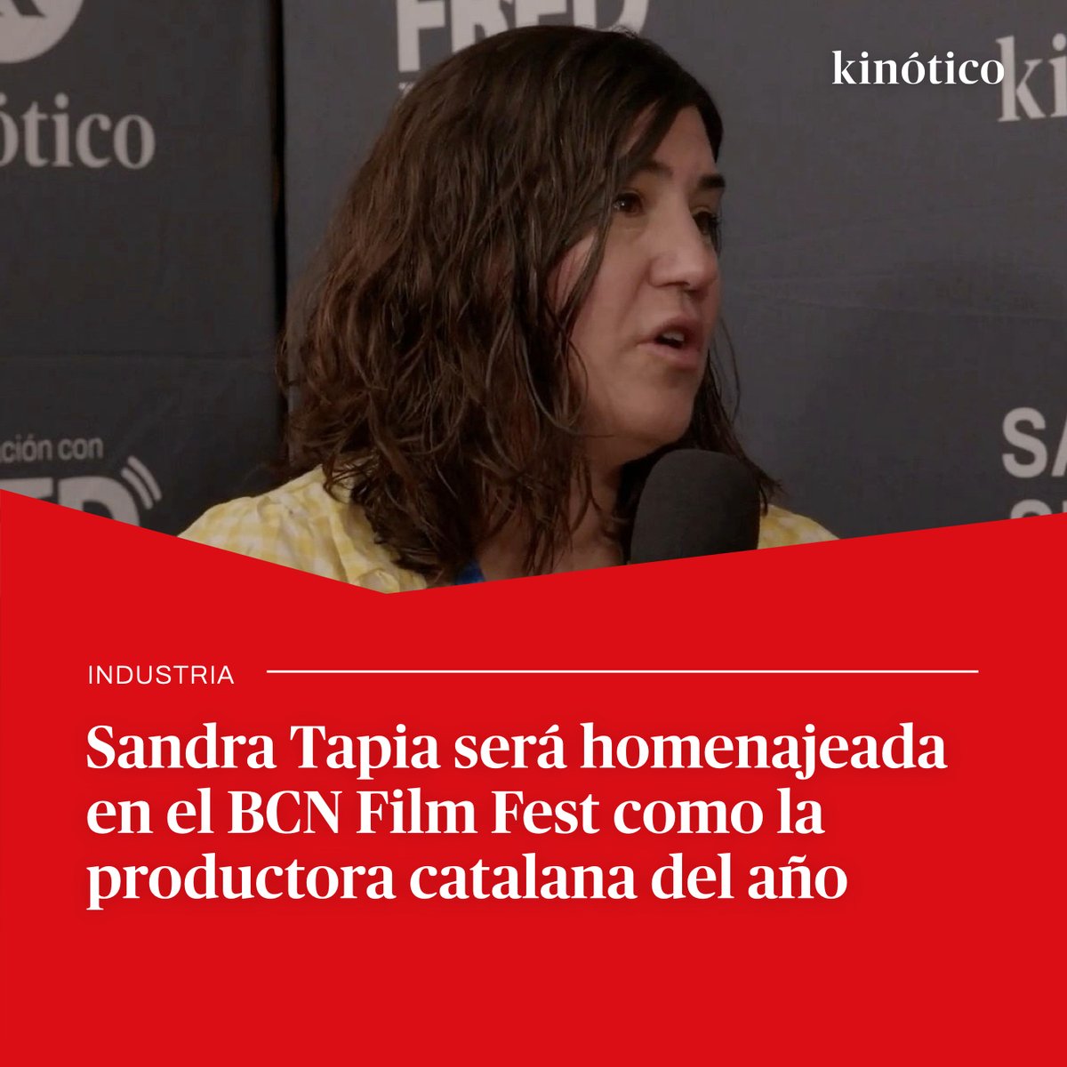 👏 ¡Enhorabuena, @SandraTapiaDiaz! ➡️ La productora ha sido elegida por @Screendaily para recibir el premio de honor en @BCNFilmFest 'por su rol en la producción desde Cataluña en títulos que tienen eco internacional' @ArcadiaMotion 🔗 kinotico.es/industria/2024…