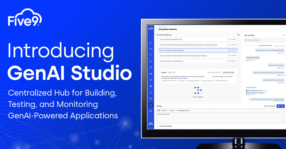 Introducing GenAI Studio, our industry-first solution that enables companies to take general purpose, off-the-self #GenAI models and customize them for the contact center – in just a few clicks. Learn more: spr.ly/6018wUSXw. #ProductNews #IndustryNews #CX #AI #PressRelease