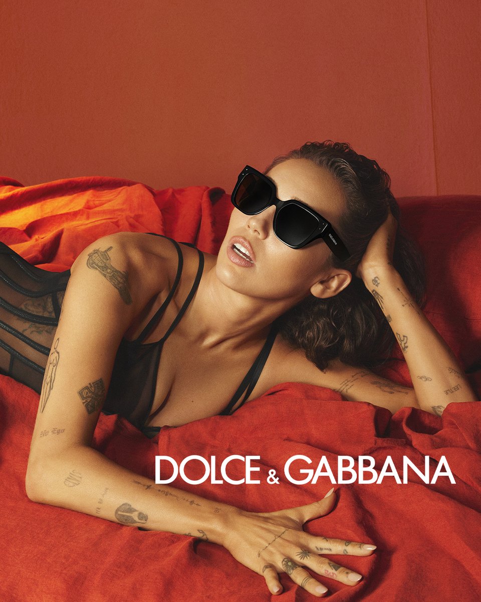 The new #DGEyewear Campaign starring Miley Cyrus shot by Mert Alas. 
#DolceGabbana 

Art Direction: Kevin Tekinel and Charles Levai
Styling: Emmanuelle Alt
Hair: Bob Recine
Makeup: James Kaliardos

Discover more at bit.ly/DGSS24_Eyewear