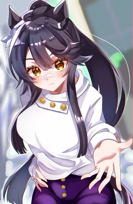「手、繋ぐか?」#ウマ娘 #ナリタブライアン 