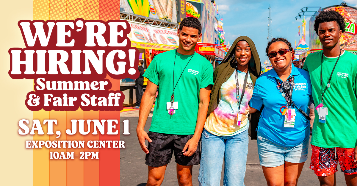 ⭐ SAVE THE DATE ⭐ We're feelin’ good about our incredible summer jobs! Join our team for the best 11 days of summer and more by attending our Job Fair on Saturday, June 1 at the State Fair Park Exposition Center! DETAILS: bit.ly/3vW3m03
