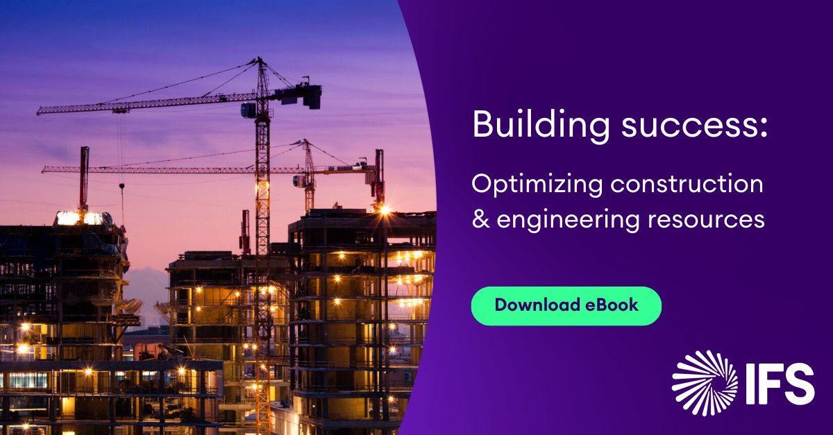 ifs's tweet image. Find out how IFS Cloud can help you simplify your operations and provide a platform that ensures you always remain in complete control and maximize project profitability.

Download our eBook now: ifs.link/xmtU7M