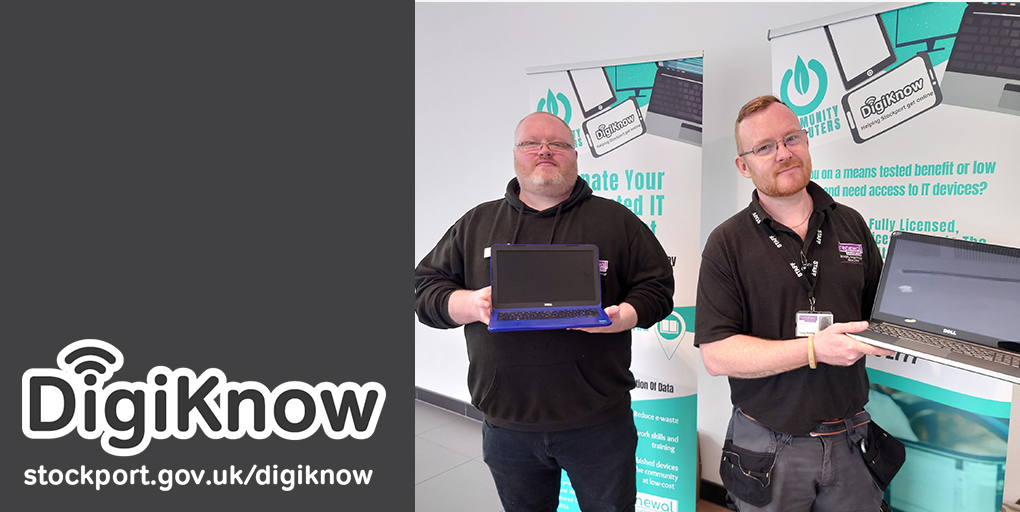 Don't just store or destroy your old computers - donate them. Community Computers will securely wipe your data and refurb them to help people get online for less. Call 0161 476 2777 to arrange a free collection or visit: orlo.uk/35ZzC #DigiKnow @CommunityComput