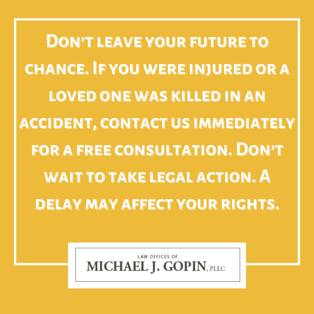 Don't leave your future to chance. If you were injured or a loved one was killed in an accident, contact us immediately for a free consultation.

Click the 🔗 in our bio to contact us today!🌟

#Gopinlaw #elpaso #lawoffice #texaslawyer #lawyer #accidentattorney