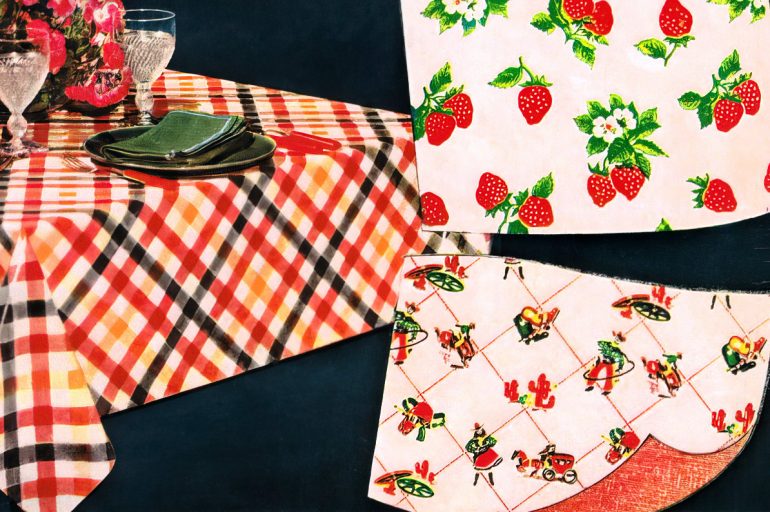 Remember the days of vintage oilcloth? Durable & waterproof, oilcloth was an especially popular tablecloth material in the 1940s & 1950s.

👉 Check out these quaint patterns from back in the day!
clickamericana.com/topics/home-ga…

#vintagetablecloth #vintagekitchendecor #clickamericana