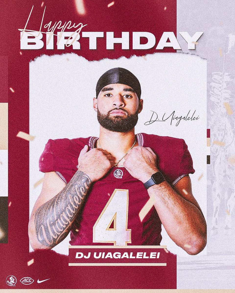 Happy birthday, DJ! @DJUiagalelei #NoleFamily