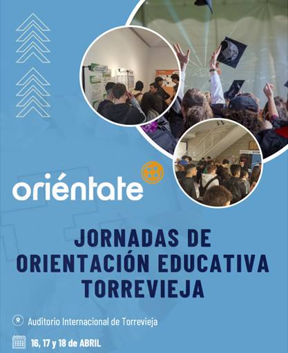 🗓️ Nuestros compañeros de #InsertaEmpleoAlicante te esperan en 'Oriéntate' las Jornadas de Orientación Educativa de #Torrevieja. Si tienes #discapacidad y buscas #empleo, ¡visítanos! hubs.ly/Q02t0nGg0