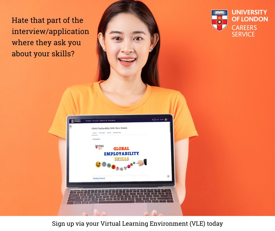 Check out the new Global Employability Skills Micro-Module, which includes interactive resources and game-changing career tools to help you prepare for job success. ⭐️  

Open to online, distance and flexible learners via the UoL VLE: bit.ly/3xydjkN #UoLCareersService