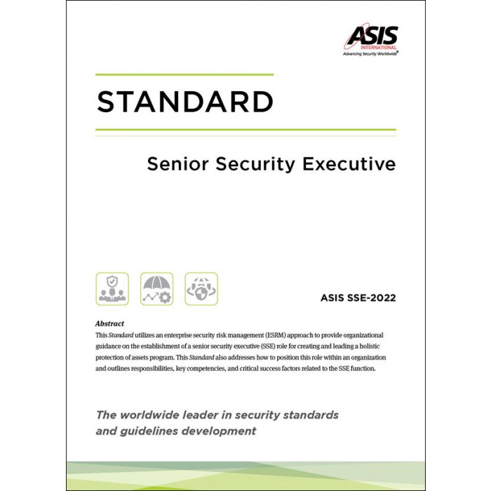 ASIS_Intl's tweet photo. Protect your organization’s assets by appointing a #seniorsecurityexecutive (SSE) to implement a strategic security framework. Find out more now. https://t.co/csocgSnbsy
#securitystandards #securityguidelines #ASISinternational #securitymanagement #seniorsecurityexecutive #SSE https://t.co/Vb8C5TYMZk