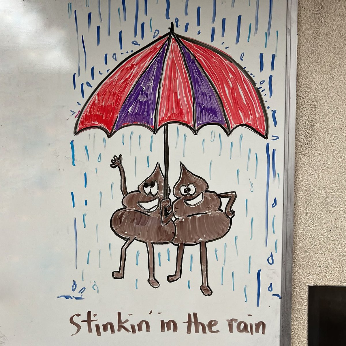 Caught in April's downpour? No worries! 💩 is singin' in the rain and blooming joy! Embrace the splashy serenades, 'cause May flowers await! 🌷 #GITwitter