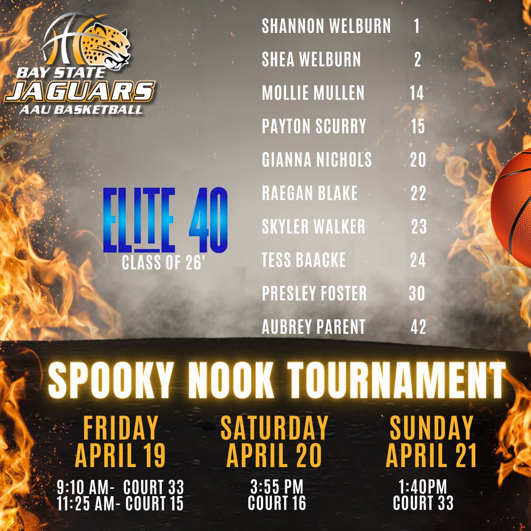 My schedule for this weekend <a href="/BayStateJags/">Bay State Jaguars</a> <a href="/LaurieBollin/">LAURIE BOLLIN</a> <a href="/JagsRecruiting/">Bay State Jaguars Recruiting</a>