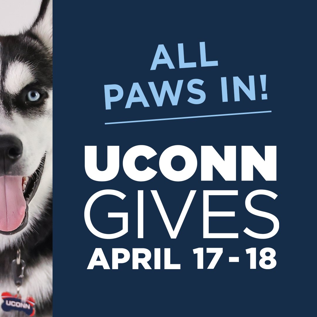 Today’s the day, #UConnNation! 🐾 Let’s celebrate our favorite parts of #UConnCLAS and create a stronger university together. givingday.uconn.edu/o/university-o…