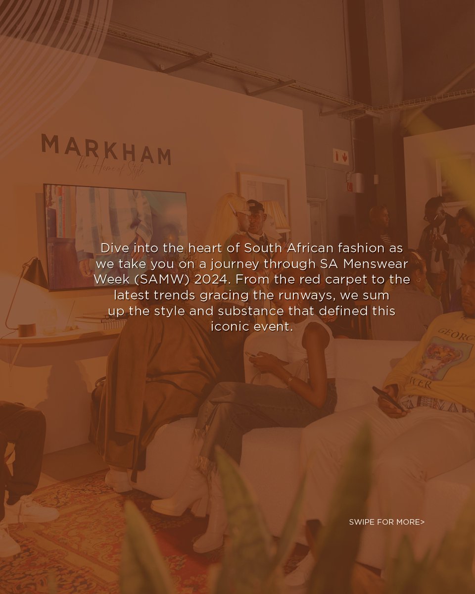 Markham_1873's tweet photo. From electrifying runways to star-studded moments featuring the latest trends that graced the runways, we sum up the style and substance that defined the iconic #SAMW event in our latest blog post. https://t.co/HkQhJ3IMTW