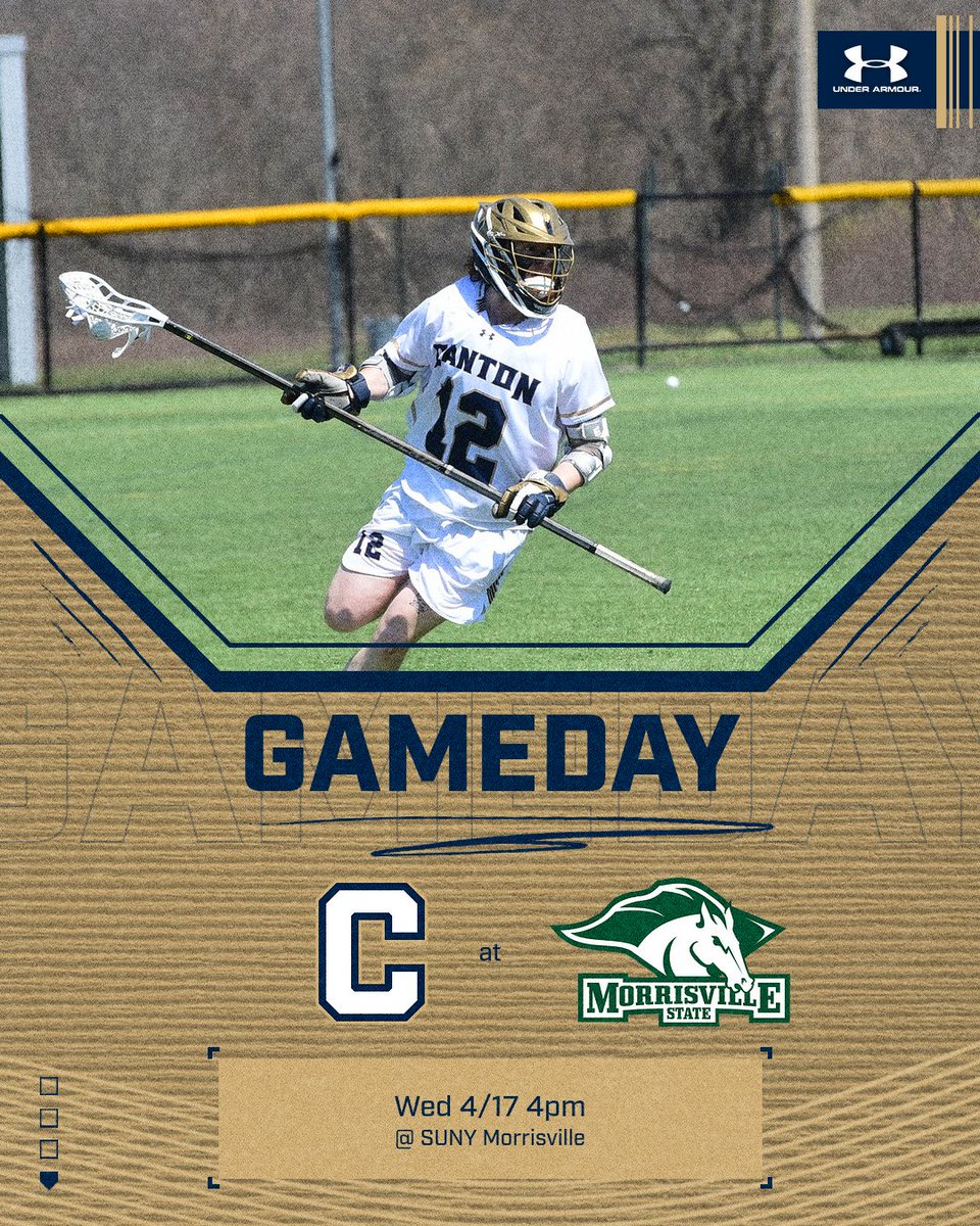 Cantonmenslax's tweet photo. GAMEDAY! NAC dust-up at SUNY Morrisville 4pm #cantonlax #GRIT #feetonthegroundshoestied #DP20 #CB22 #CG6 #CV8 https://t.co/98OXbZngo3