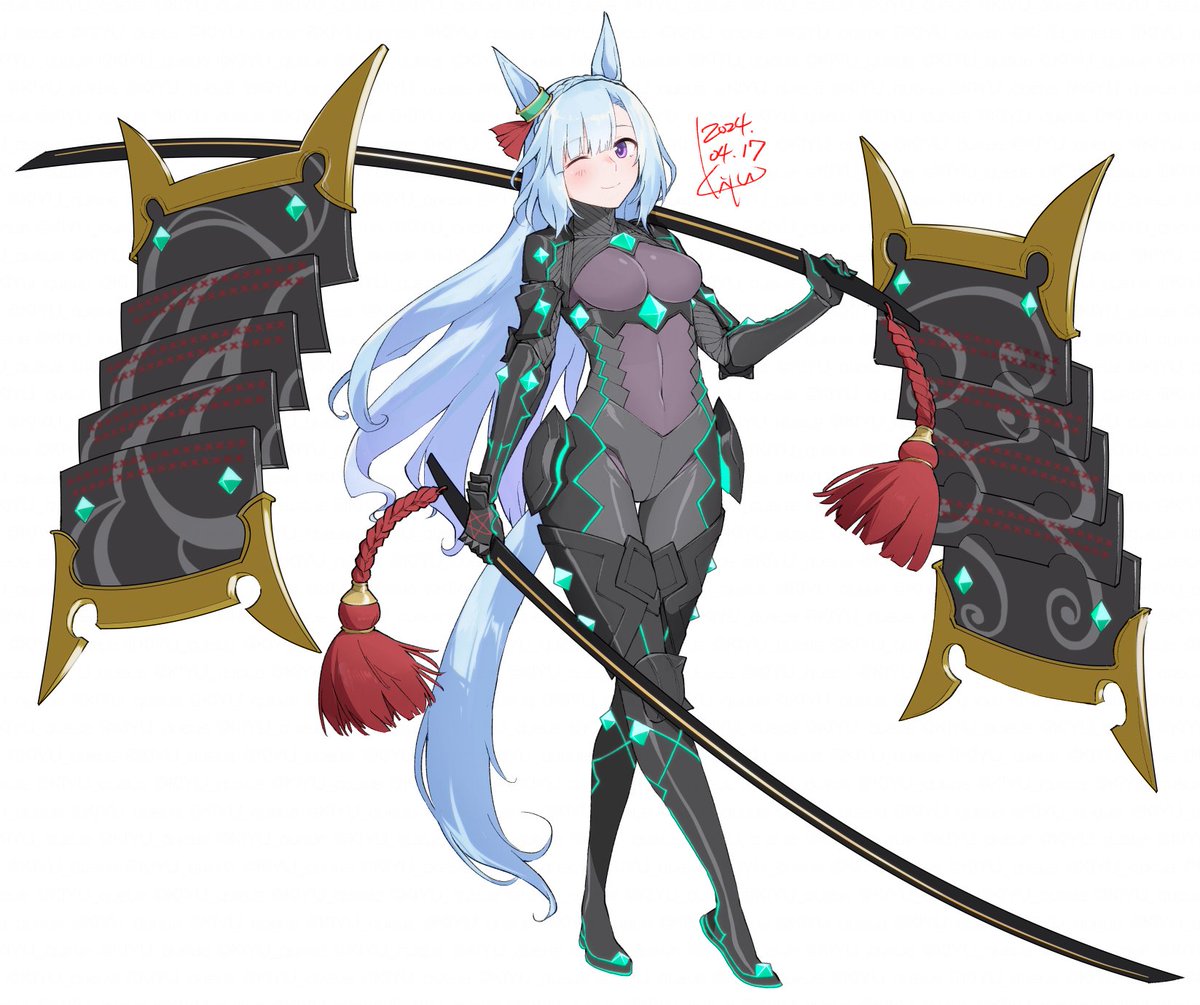 FGO「Skeb納品しましたー。FGO衣装ウマ娘シリーズ、その3! 」|キユー｜Skeb受付停止中のイラスト