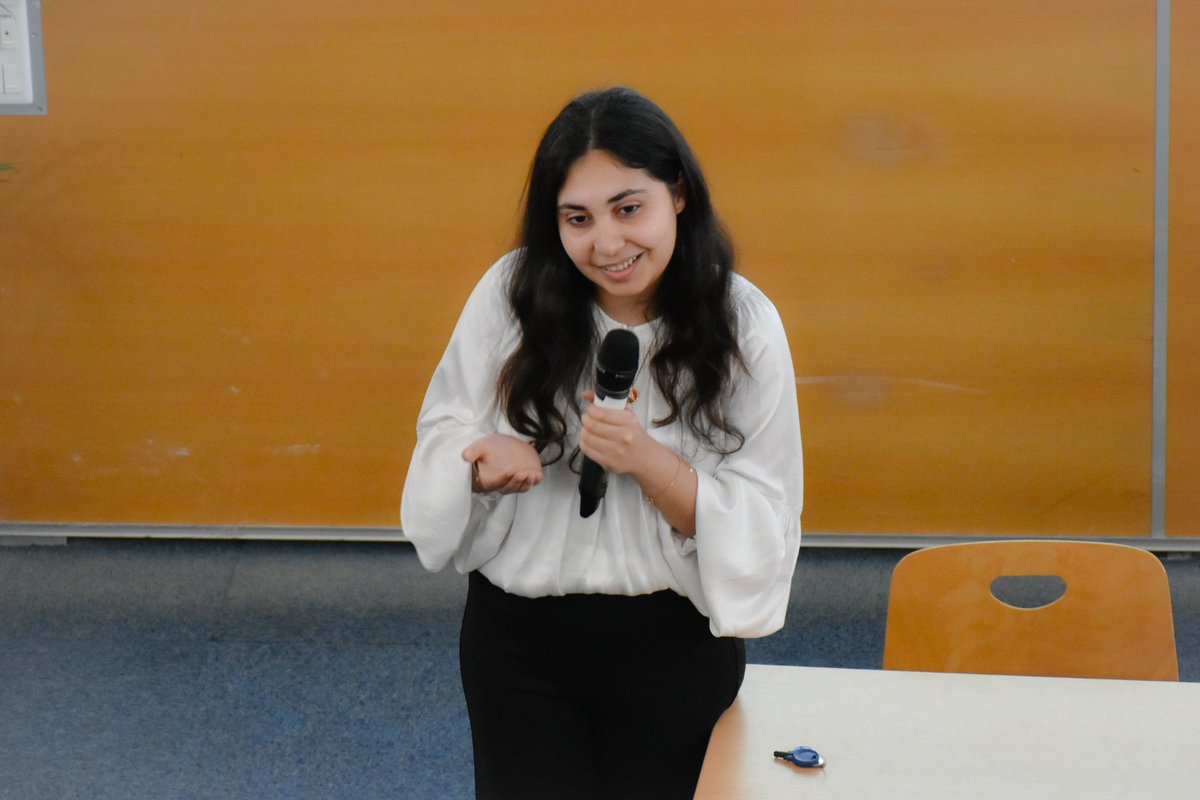 ➡️Début des auditions des 👩‍🎓au pôle Api sur le #campus Illkirch avec Rana Smaida du @CRBS_Strasbourg. Elle nous a présenté les avancées de sa thèse sur la 'Nanomédecine Régénérative' @socbiolstrasbg #unistra @CNRS_Alsace