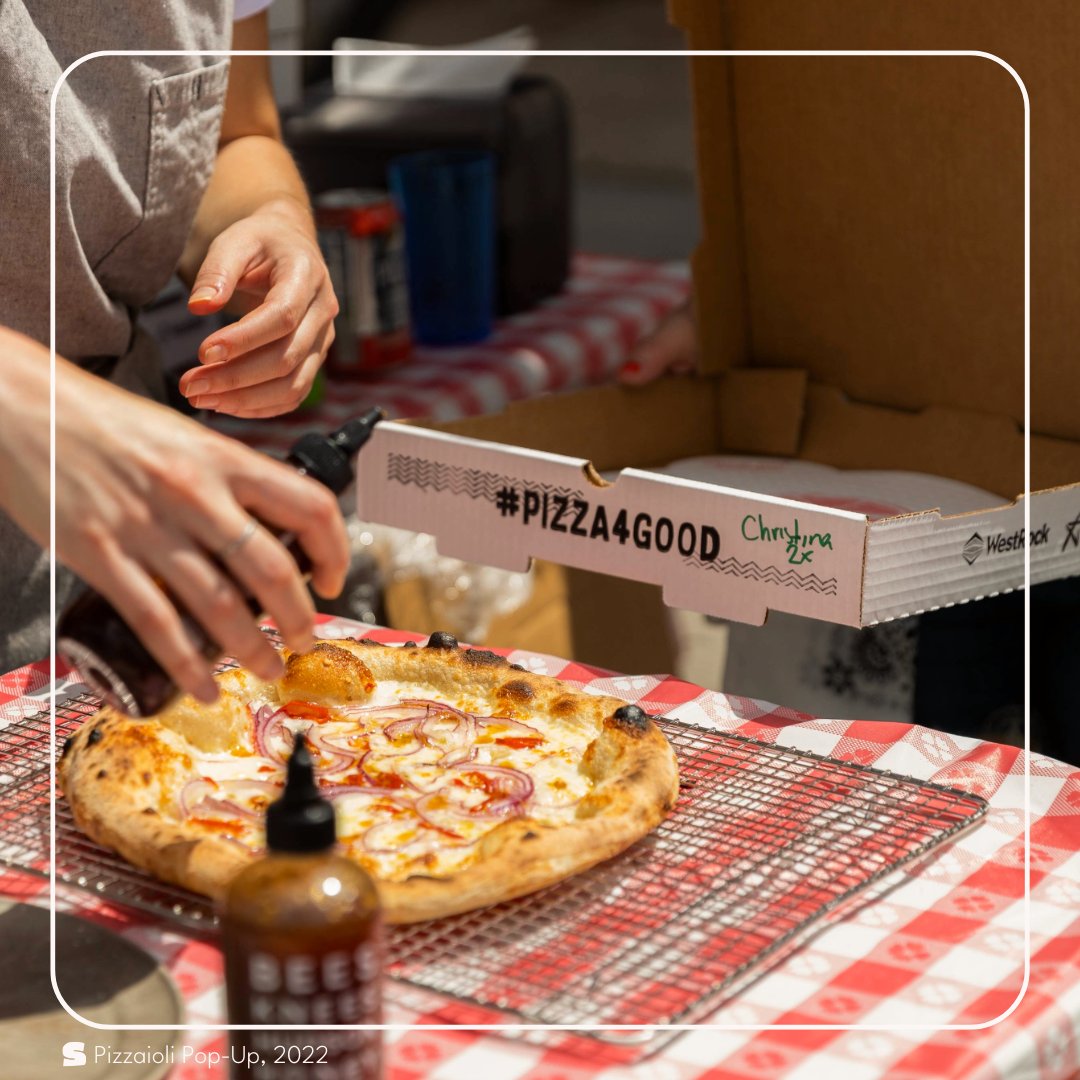SliceOutHunger's tweet photo. Your support is the finishing touch on every #Pizza4Good! You elevate our mission, and we couldn’t do this without you. Thank you for being the show-stopper ingredient in our hunger-relief recipe🍕🧡 Stay updated on how you’re making an impact: https://t.co/QhmWPOKBde https://t.co/UCEl4kYaRQ