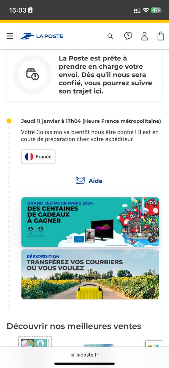 __senegalaise__'s tweet photo. @lisalaposte ça fais 4(QUATRE MOIS) que vous avez perdu mon colis

Entre mail non répondu, appels non pris et agent désagréable j’arrive ni à recevoir mon colis ni à le retrouver !!
Pour un colis qui était censé prendre entre 15 à 20 jours.
1/2 https://t.co/sPPMV3LCYm