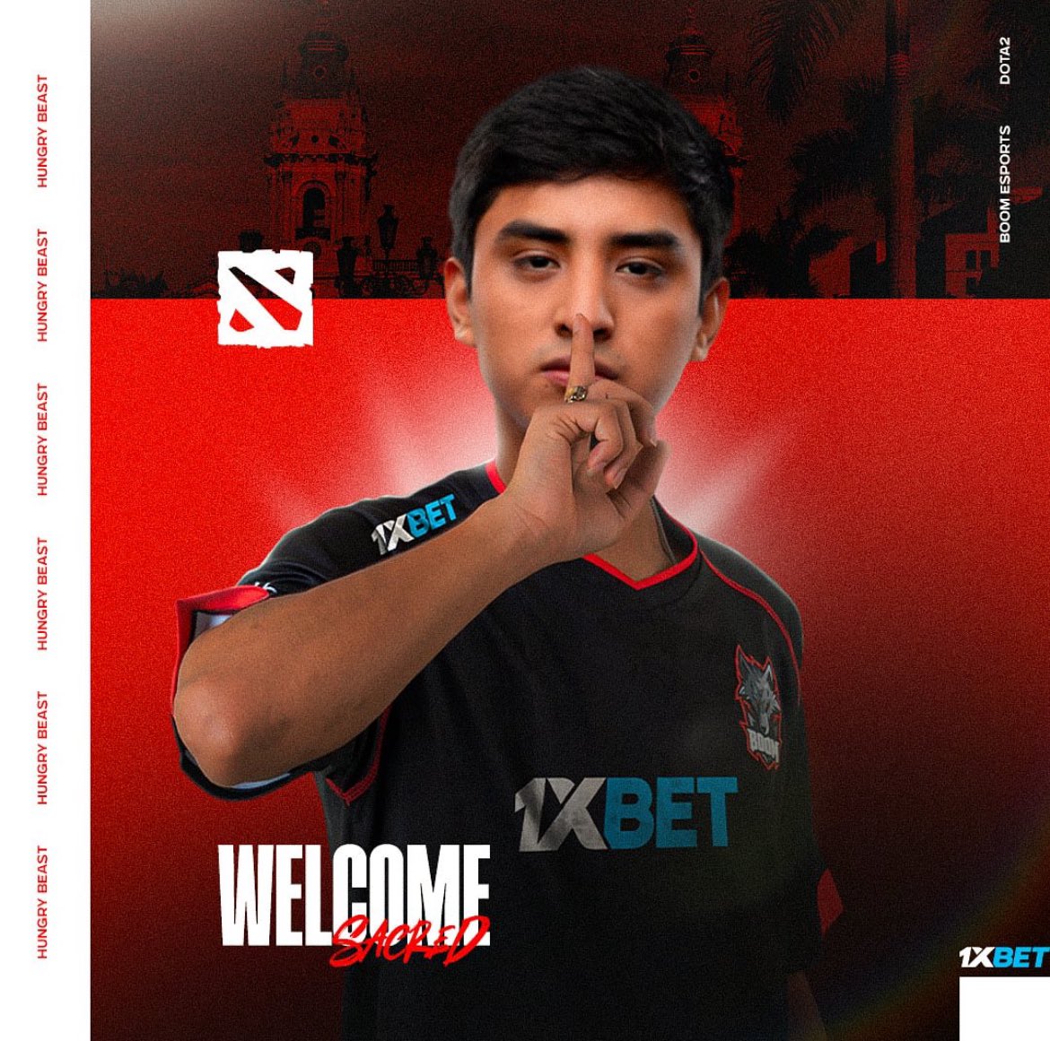 We are pleased to welcome back Rafael “Sacred” Jonathan to our Dota team. He’ll make this debut this week as he will fill the void left by Illich in that offlane position. Give him your support! 🔥 #HungryBeast