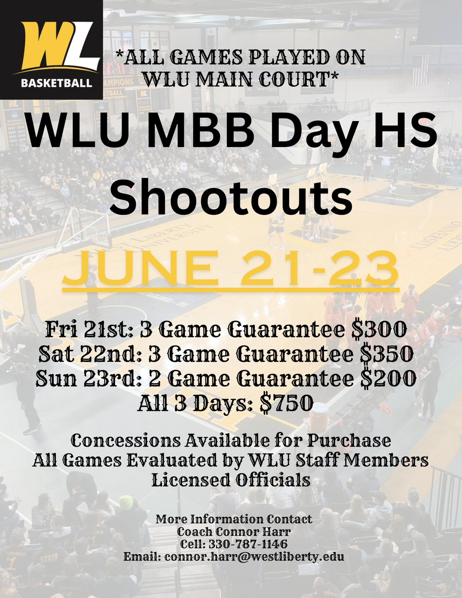 HS Coaches: Our Saturday Session is almost sold out. If you'd like to get your spot at WLU for our HS Shootouts please reach out to myself ASAP. You will get an opportunity to play in a high level facility and get evaluated by a WLU staff member
