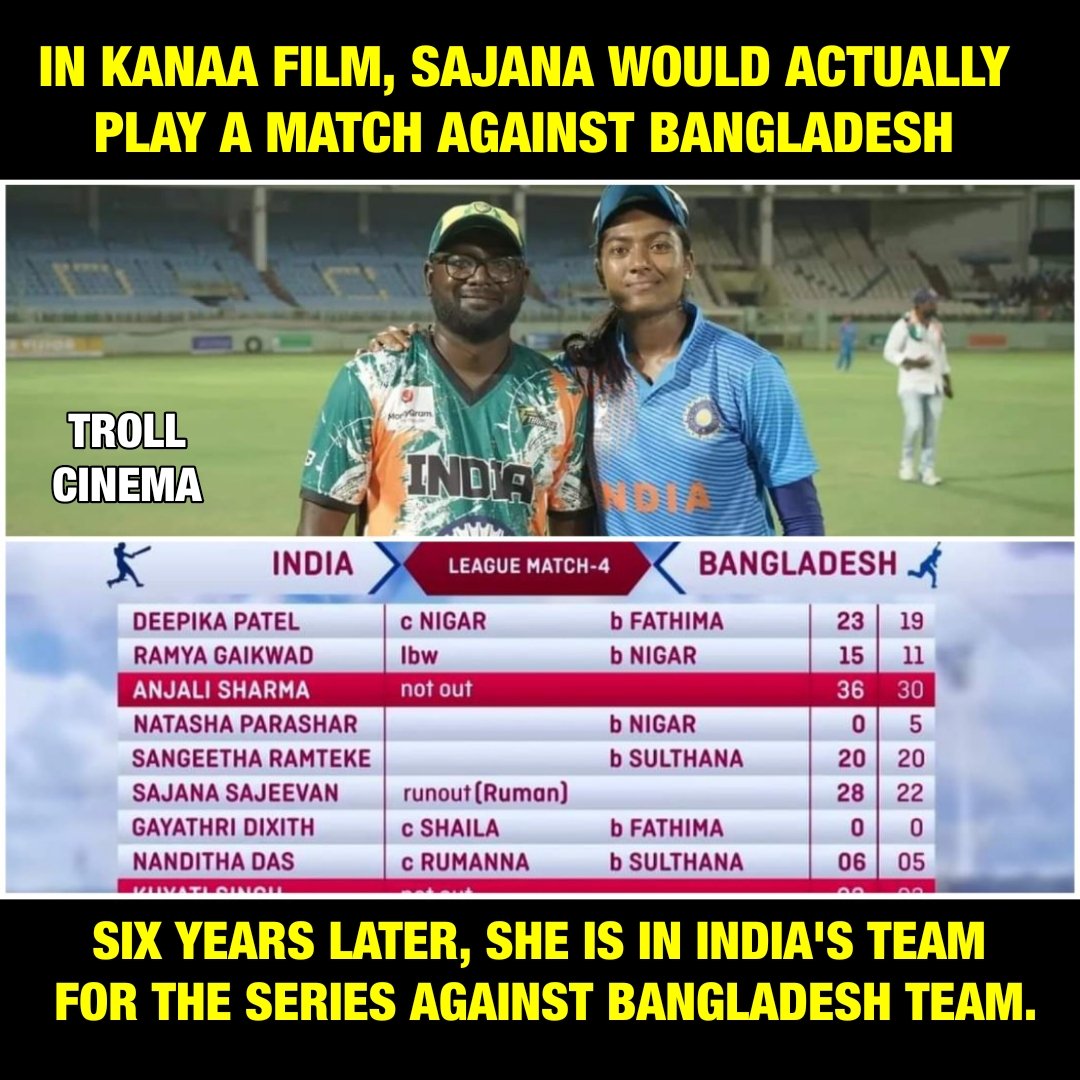 Dreams do come true ✨ @Arunrajakamaraj @aishu_dil #Kanaa @BCCIWomen