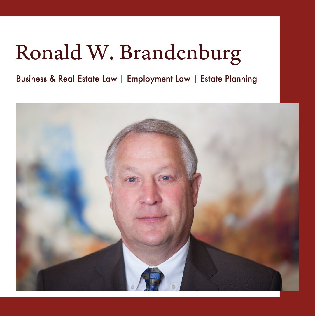 Get to know Ron Brandenburg! Ron brings 40 years of experience to counseling clients on employment, labor, and business matters. Learn more about Ron at zurl.co/fcOY #MeetTheTeam #QuinlivanHughes
