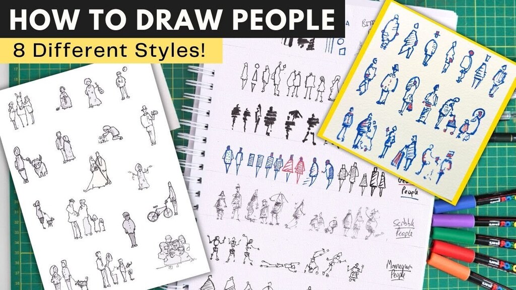 Here is my latest #urbansketch #arttutorial How to Draw People AND Find Your Style! youtube.com/watch?v=aPezIz…  #lineandwash #dailysketch