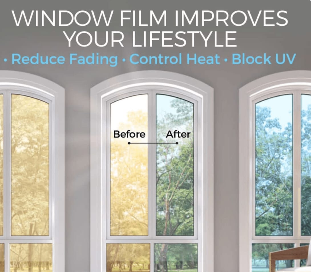 ✨ Stop Sun Glare: Up to 90% reduction, ensuring comfortable interiors. 🌡️ Reduce Heat Gain: Cut down solar heat gain by 80%, keeping spaces cool. 
🚫 Block UV Radiation: 99% UV protection, safeguarding against harmful rays. 
#WindowTinting #SunGlare #UVProtection #CoolInteriors