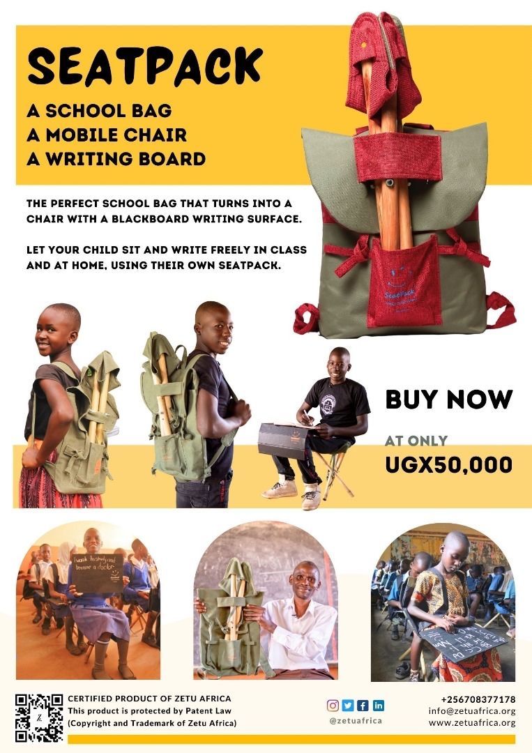 MarvinMotives's tweet image. #SeatPack: The ultimate solution for students! 🎒✏️ Now available for just shs 50,000. Transform your school bag into a comfortable seat and a convenient blackboard writing surface. 

Order yours now at +256708377178. Don’t miss out on this innovative backpack!
.@ZetuAfrica