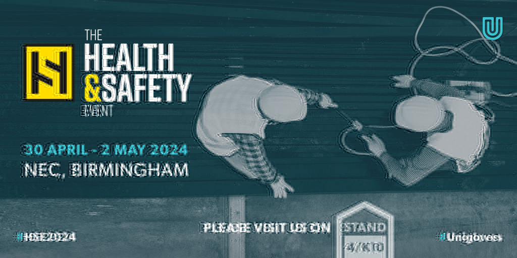 Unigloves // We're Attending The Health & Safety Event 🧤 This event is taking place at the NEC, Birmingham from 30th April - 2nd May. Come over and meet our hand protection specialists at Stand 4/K10. 👉 Register for your free pass: bit.ly/43Z4hte #Unigloves #HSE2024