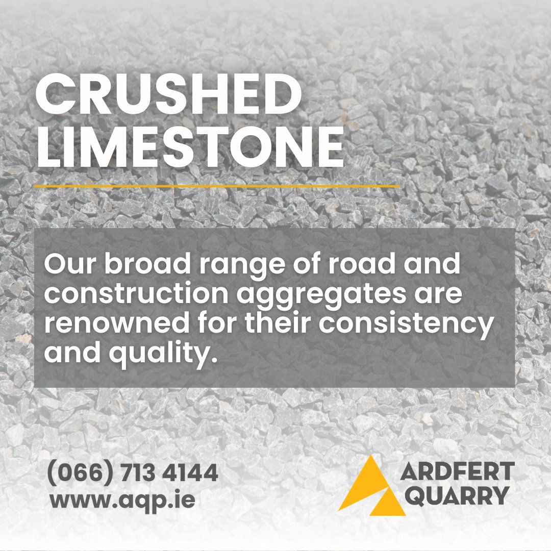 ArdfertQuarry's tweet photo. Our crushed stone is processed with precision to ensure consistent quality and durability❗

To find out more about our crushed limestone👉 https://t.co/T6Cdmn1bs4

#Limestone #CrushedStone #Quarry #Ardfert #Farming365 https://t.co/JjBEo3VDYm