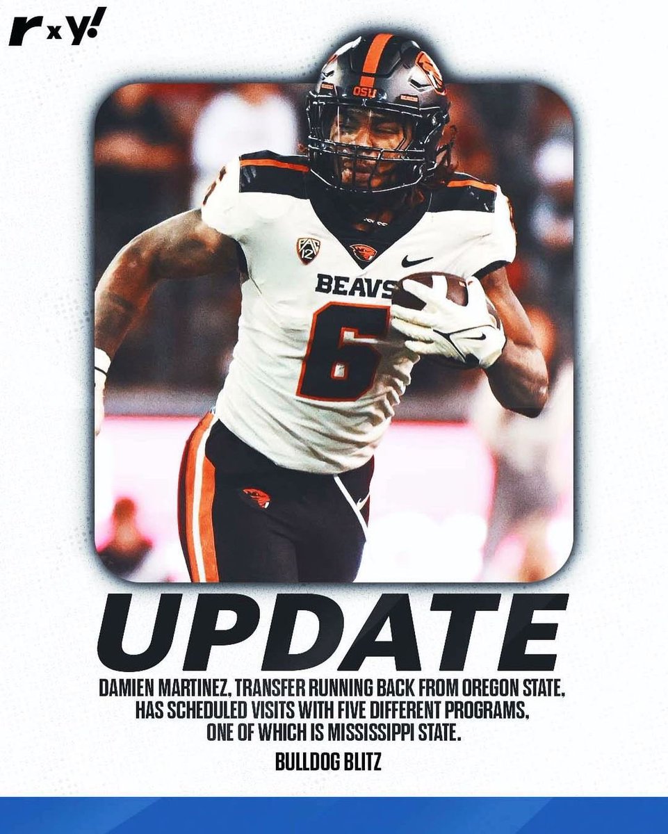 Lewisville (Tex.) native & #OregonSt transfer Damian Martinez should have an interesting next few days Martinez is expected to visit #MississippiSt @LHSFball @AFATyler