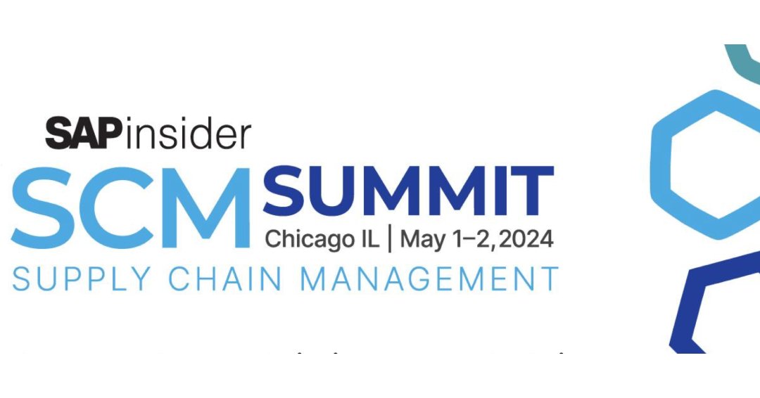 Exchange ideas, share best practices, and leverage each other's expertise to drive innovation and create value. 
Join us as we present a case study at the #SAPinsider #SupplyChain Management Summit.
Register: ow.ly/ckvw50Rez77
#Chicago2024 #logistics #AI