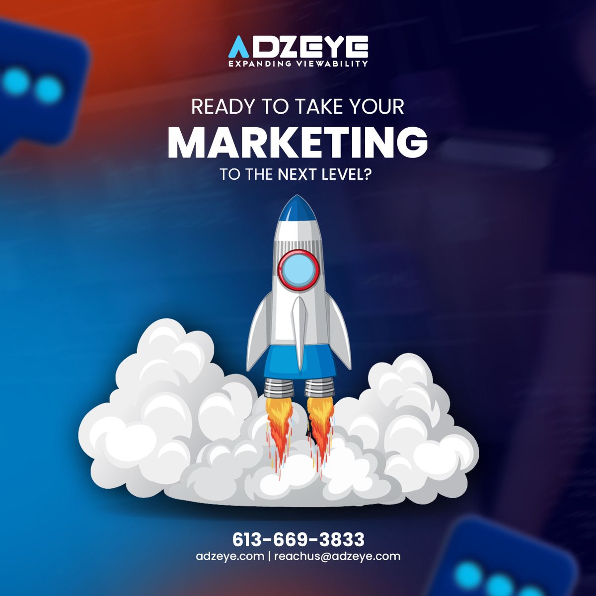 If you're looking for a marketing partner who understands your business and your goals, look no further than Adzeye.

Contact us today for a free consultation!

#MarketingPartner #FreeConsultation #GrowYourBusiness #Adzeye #LetsGetStarted