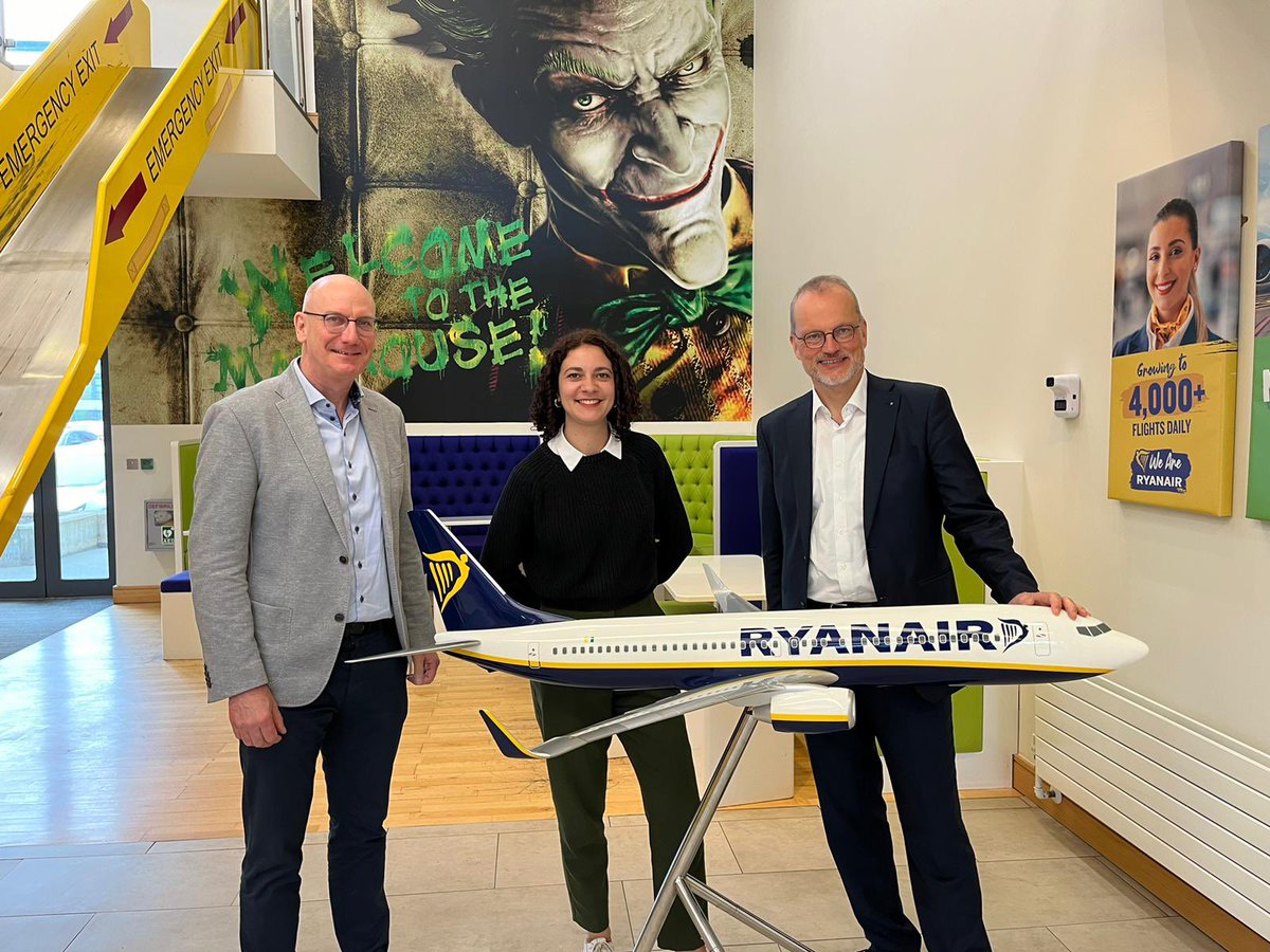 Fruitful discussions this morning with #SESARJU member <a href="/Ryanair/">Ryanair</a> on their involvement in our #research &amp; #innovation programme and next steps to deliver the  #DigitalEuropeanSky🦾✈️

#TRA2024 #GreenDeal #DigitalSky
