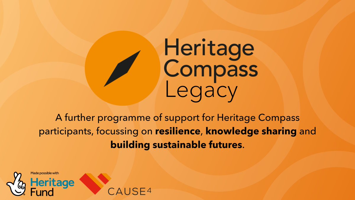 Introducing: Heritage Compass Legacy ⭐️ Whilst the core Heritage Compass programme has now ended, we are continuing to support the sector through a range of targeted activities as part of Heritage Compass Legacy. Learn about our first 2 support opps: artsfundraising.org.uk/news