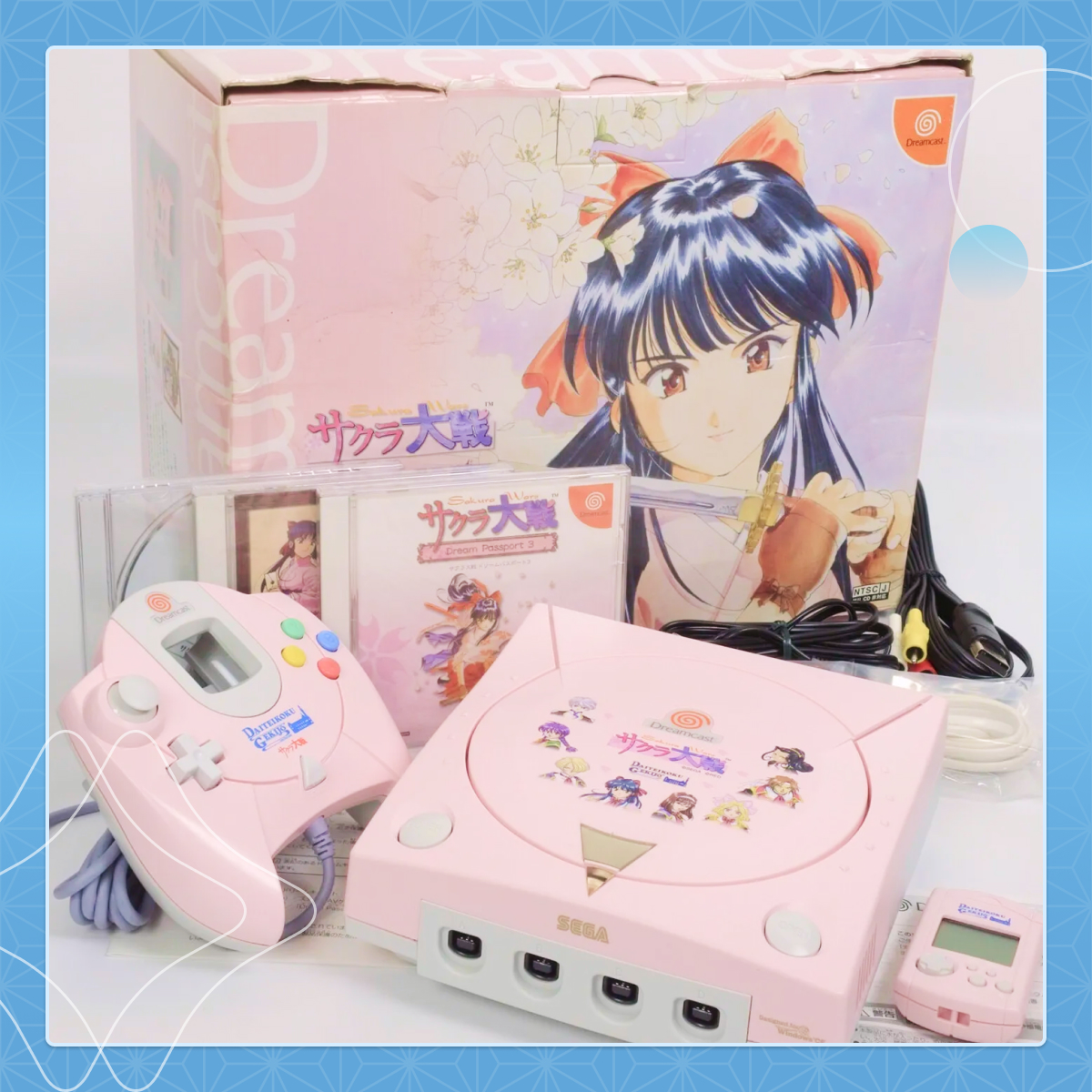 Collectionneurs de Dreamcast, vous allez craquer ! ️🎮 La Dreamcast collector Sakura Wars est disponible sur ZenMarket . Console rose et goodies Sakura Wars inclus !🌸#SakuraWars #Dreamcast C'est par ici ⬇️ i.mtr.cool/sztgxwncxp