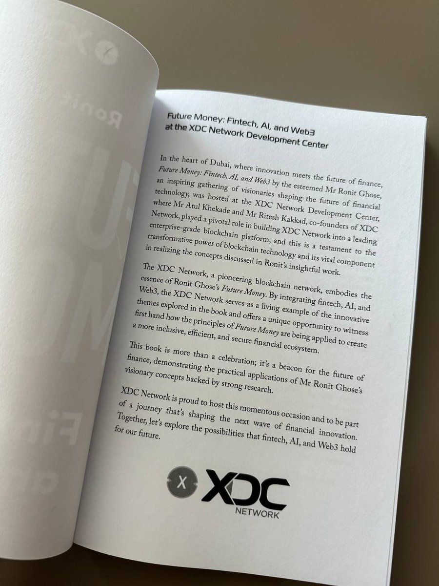 XDCInnovLabs's tweet photo. 📢📢Update Alert: Our event has a new date!
We're set for April 19, 2024, from 1:30 to 3:00 pm for "Future Money: Fintech, AI, and Web3 Book Launch."
📍S2308, Emirates Financial Towers, DIFC, Dubai
Thank you so much for your continued patience and understanding through the reschedules. We can't wait to see you at #XDCDevCenter and make it unforgettable! 🌟
#EventUpdate #XDCNetwork #Token2049sideevents #FUMO @XinFin_Official @FUMO_Podcast @ronitA380 @riteshkakkad @atulkhekade